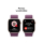 APPLE Watch 10 GPS 42mm koperta z aluminium (różowe złoto) + opaska sportowa (dojrzała śliwka) - 1278123 - zdjęcie 6